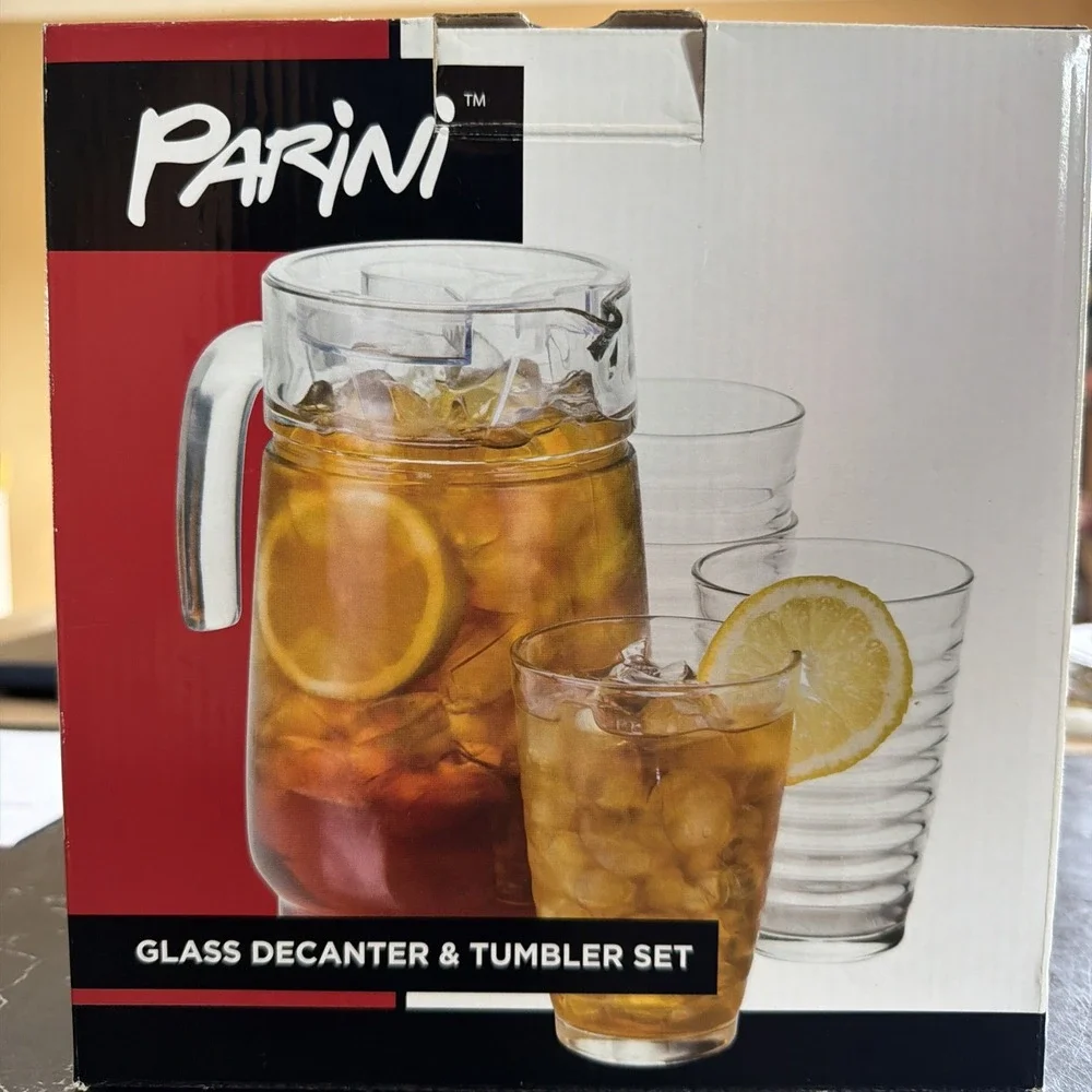 Parini glass decanter